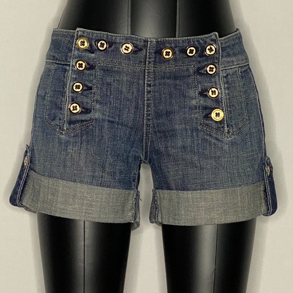 Juicy Couture Shorts Denim Shorts Back Pockets 24